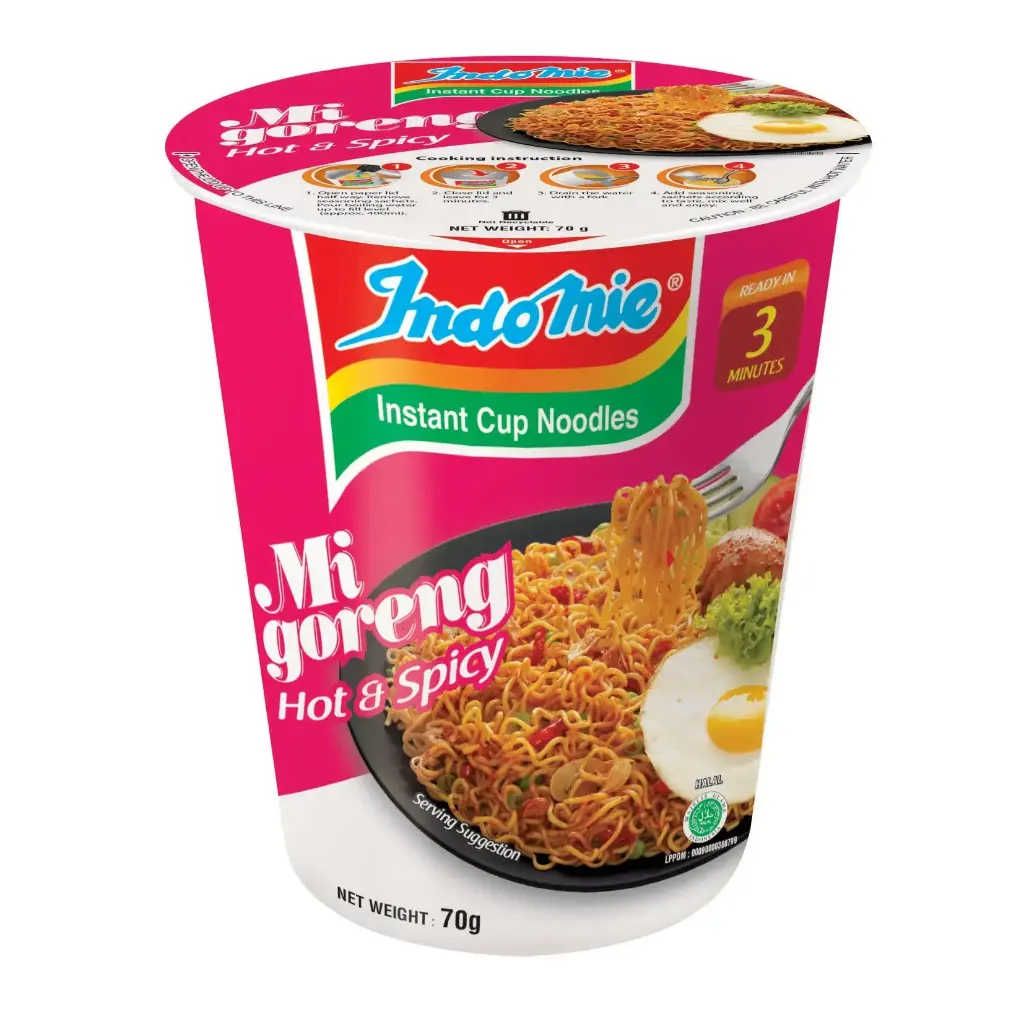 INDOMIE CUP HOT & SPICY CUP - 70g