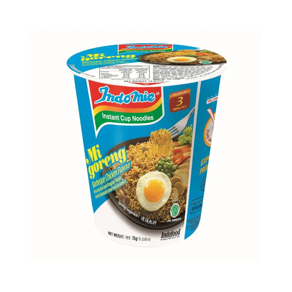 INDOMIE CUP FRIED BBQ CHKN - 75g