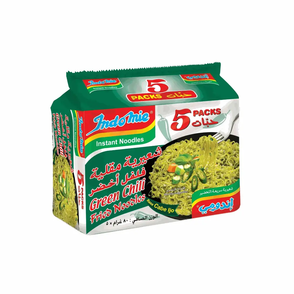 INDOMIE GREEN CHILLI FRIED - 80g
