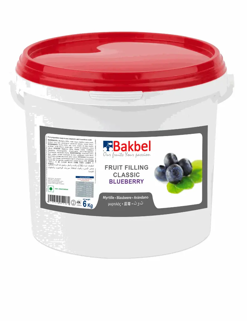 [118103] BAKBEL LES FRUITS 50% BLUEBERRY - 6KG                                                                